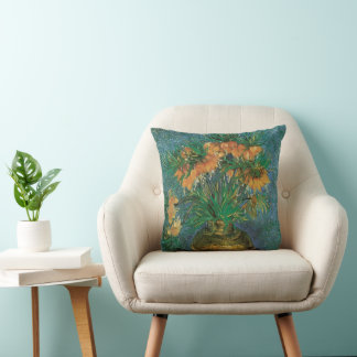 Vincent van Gogh - Fritillaries in a Copper Vase Cushion