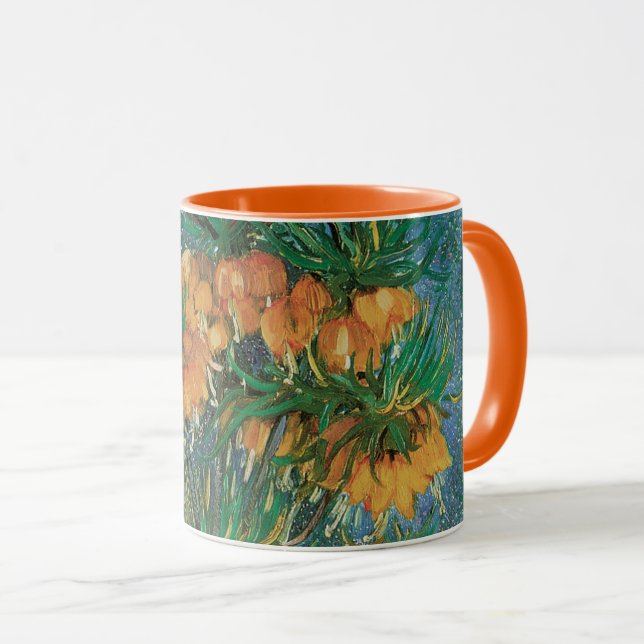Vincent van Gogh - Fritillaries in a Copper Vase Mug (Front Right)