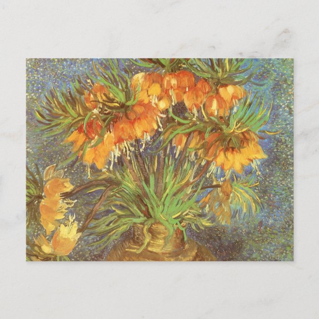 Vincent van Gogh - Fritillaries in a Copper Vase Postcard (Front)