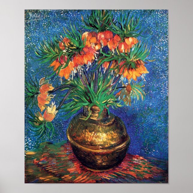 Vincent Van Gogh - Fritillaries In A Copper Vase Poster (Front)