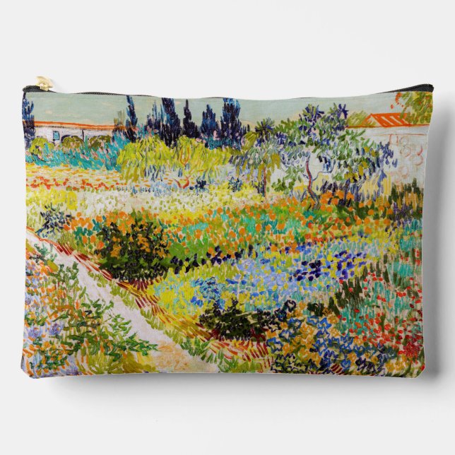Vincent van Gogh - Garden at Arles Accessory Pouch (Front)