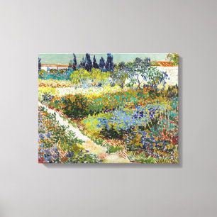 Vincent van Gogh Garden at Arles Canvas Print