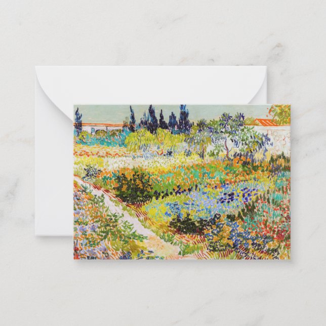 Vincent van Gogh - Garden at Arles Card (Front)