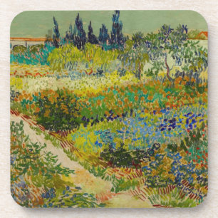 Vincent Van Gogh Garden at Arles Coaster