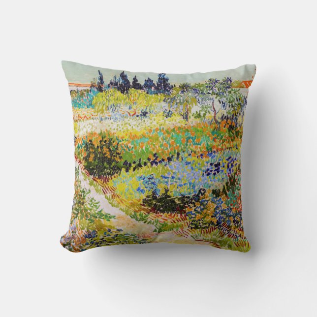 Vincent van Gogh - Garden at Arles Cushion (Front)
