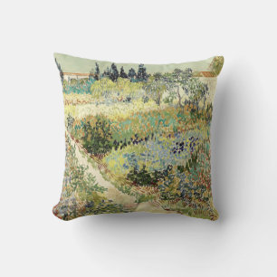 Vincent Van Gogh Garden at Arles Cushion