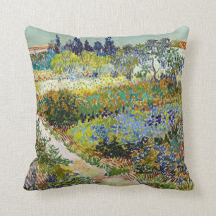 Vincent van Gogh Garden at Arles Cushion