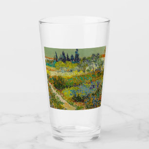 Vincent Van Gogh Garden at Arles Glass