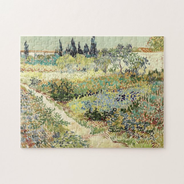 Vincent Van Gogh Garden at Arles Jigsaw Puzzle (Horizontal)