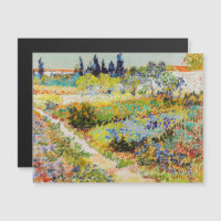 Vincent van Gogh - Garden at Arles Magnetic Card