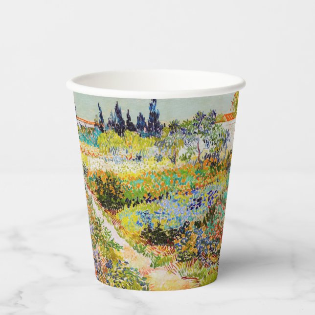 Vincent van Gogh - Garden at Arles Paper Cups (Front)