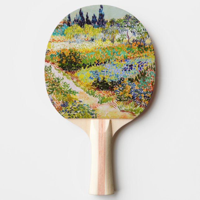 Vincent van Gogh - Garden at Arles Ping Pong Paddle (Front)