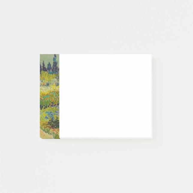 Vincent Van Gogh Garden at Arles Post-it Notes (Front)