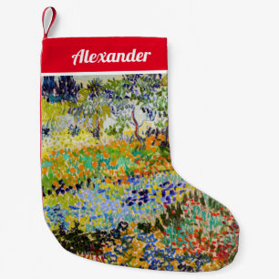 Vincent van Gogh - Garden at Arles Small Christmas Stocking