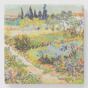 Vincent van Gogh - Garden at Arles Stone Coaster