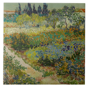 Vincent van Gogh - Garden at Arles Tile