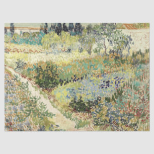 Vincent Van Gogh Garden at Arles Tissue Paper