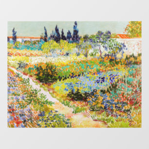 Vincent van Gogh - Garden at Arles Window Cling