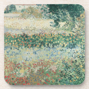 Vincent van Gogh Garden in Bloom, Arles, 1888 Coaster