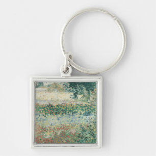 Vincent van Gogh   Garden in Bloom, Arles, 1888 Key Ring