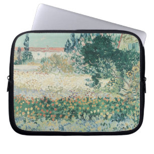 Vincent van Gogh Garden in Bloom, Arles, 1888 Laptop Sleeve