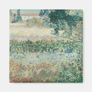 Vincent van Gogh   Garden in Bloom, Arles, 1888 Magnet