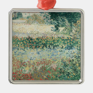 Vincent van Gogh   Garden in Bloom, Arles, 1888 Metal Tree Decoration