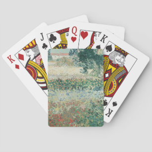 Vincent van Gogh Garden in Bloom, Arles, 1888 Playing Cards