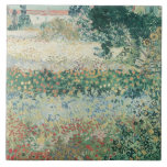 Vincent van Gogh | Garden in Bloom, Arles, 1888 Tile<br><div class="desc">Image Collection Number:  XIR76792  Garden in Bloom,  Arles,  July 1888 (oil on canvas). Gogh,  Vincent van (1853-90) oil on canvas. Private Collection Giraudon.  1888</div>
