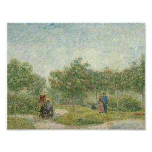 Vincent van Gogh - Garden in Montmarte Photo Print