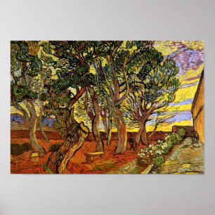 Vincent Van Gogh - Garden Of Saint Paul Hospital Poster
