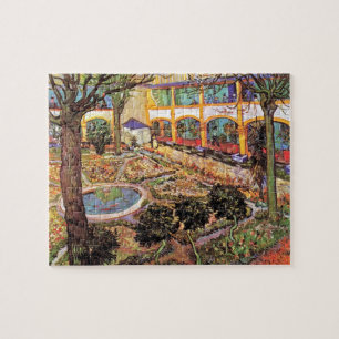 Vincent Van Gogh - Garden Of The Hospital In Arles Jigsaw Puzzle