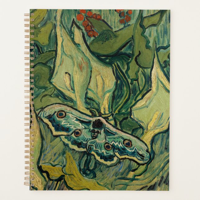 Vincent van Gogh - Giant Peacock Moth Planner (Front)