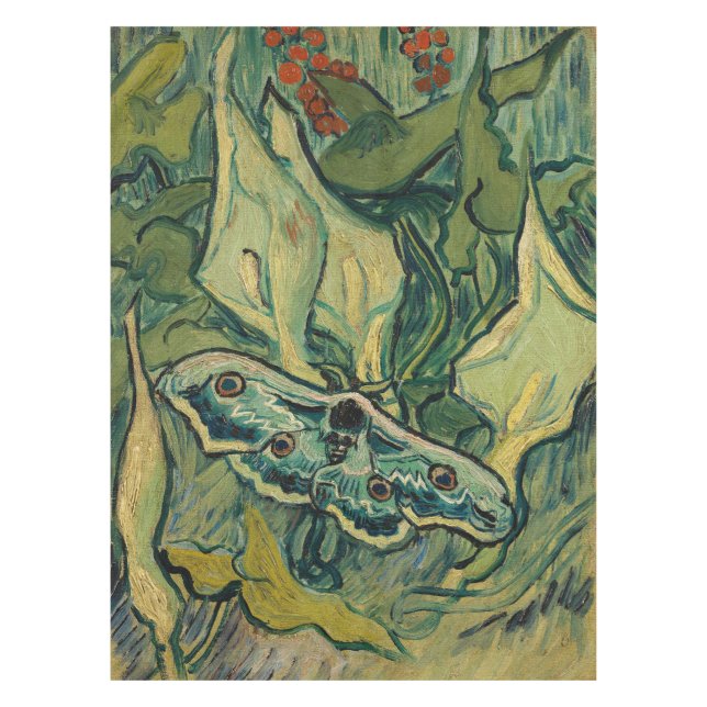 Vincent van Gogh - Giant Peacock Moth Tablecloth (Front)