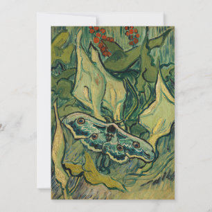 Vincent van Gogh - Giant Peacock Moth Thank You Card