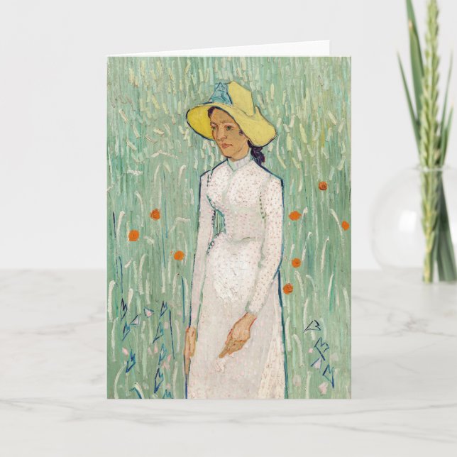 Vincent van Gogh - Girl in White Card (Front)