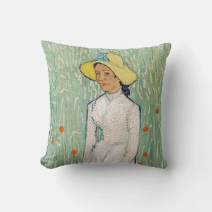 Vincent van Gogh - Girl in White Cushion