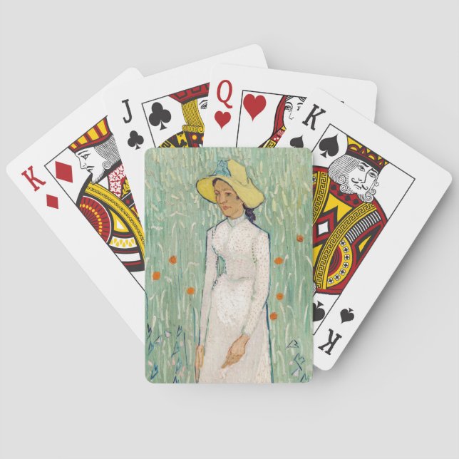 Vincent van Gogh - Girl in White Playing Cards (Back)