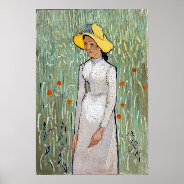 Vincent van Gogh Girl in White Poster (Front)