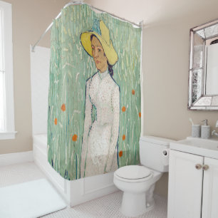 Vincent van Gogh - Girl in White Shower Curtain