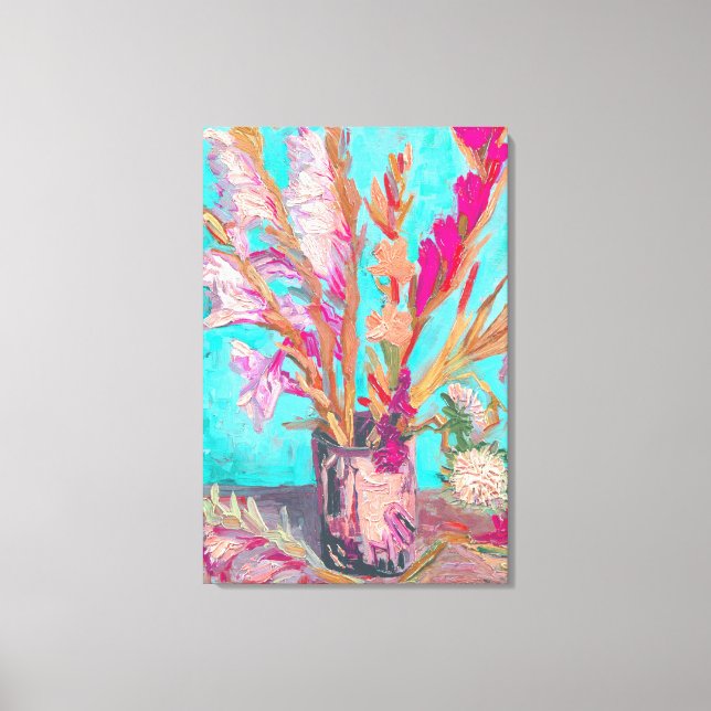 vincent van gogh gladiolus portrait fine art canvas print (Front)
