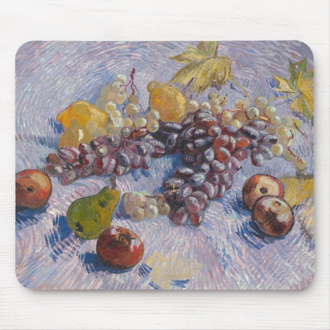 Vincent van Gogh - Grapes, Lemons, Pears, Mouse Mat (Front)