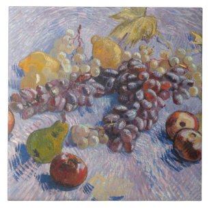 Vincent van Gogh - Grapes, Lemons, Pears, Tile