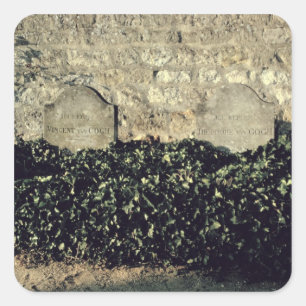 Vincent van Gogh Graves, Vincent, Theo van Gogh Square Sticker