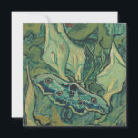Vincent Van Gogh - Great Peacock Moth Holiday Card<br><div class="desc">Vincent Van Gogh - Great Peacock Moth</div>