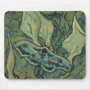 Vincent van Gogh - Great Peacock Moth Mouse Mat
