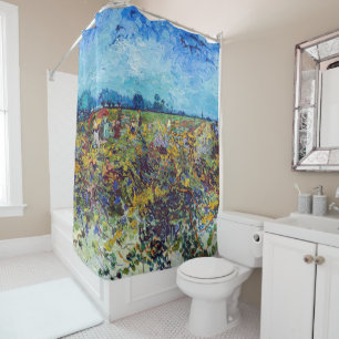 Vincent van Gogh - Green Vineyard Shower Curtain