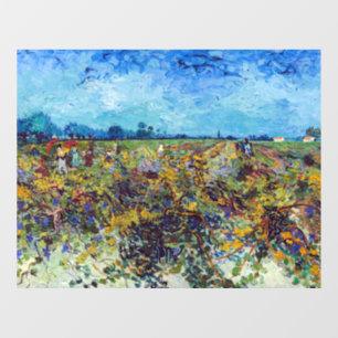 Vincent van Gogh - Green Vineyard Window Cling
