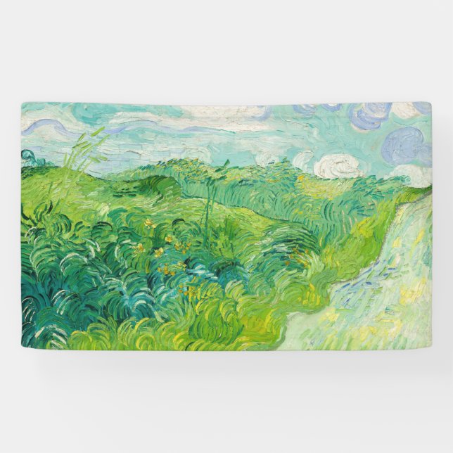 Vincent van Gogh - Green Wheat Field, Auvers Banner (Horizontal)