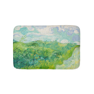 Vincent van Gogh - Green Wheat Field, Auvers Bath Mat